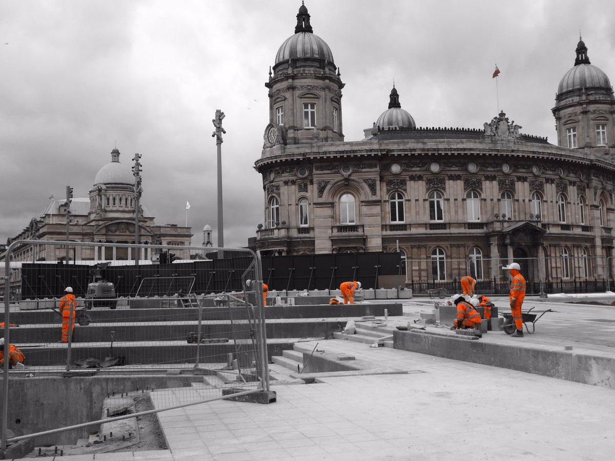 digihull's tweet photo. .@EuroviaHull @destinationHull things looking good a Beverley Gate https://t.co/SF7yXgPcQ1