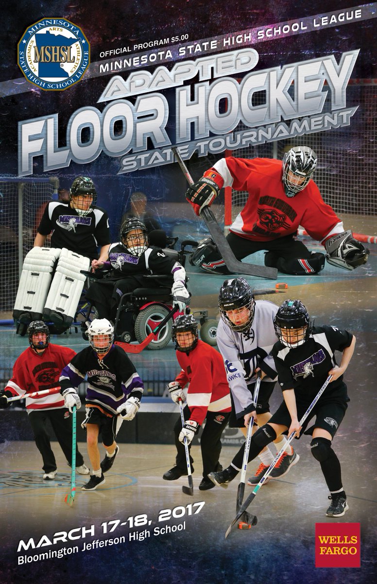 MinnesotaMillea's tweet image. Good luck to the teams competing in the #mshsl adapted floor hockey state tournament, Friday and Saturday at Bloomington Jefferson.