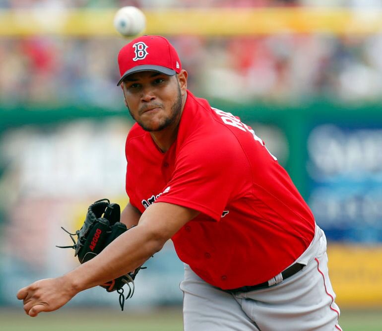 WBCVenezuela's tweet photo. via @caroguillenESPN @eduardorod5 no recibió el permiso de los @RedSox para lanzar con @VenezuelaWBC en el #WBCxESPN https://t.co/xxUc1GAmVc