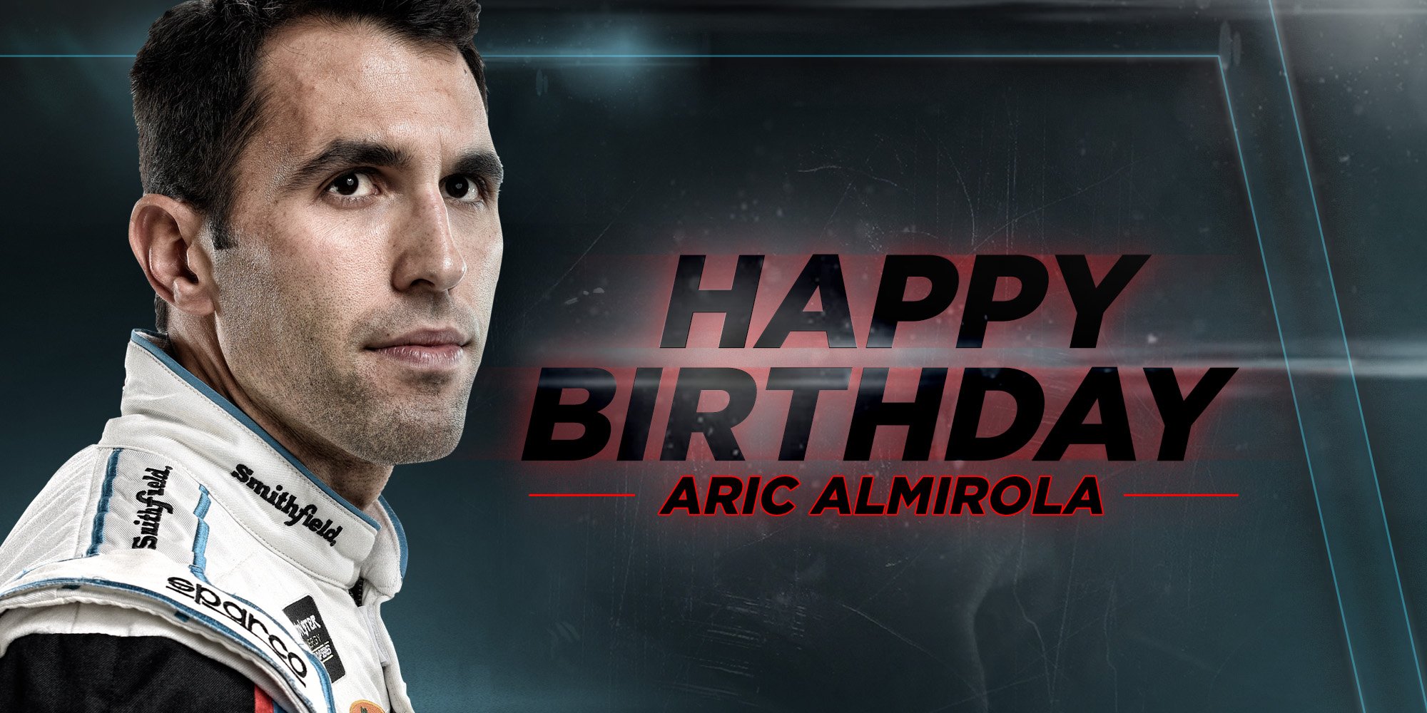 Remessage to help us wish aric_almirola Happy Birthday! 