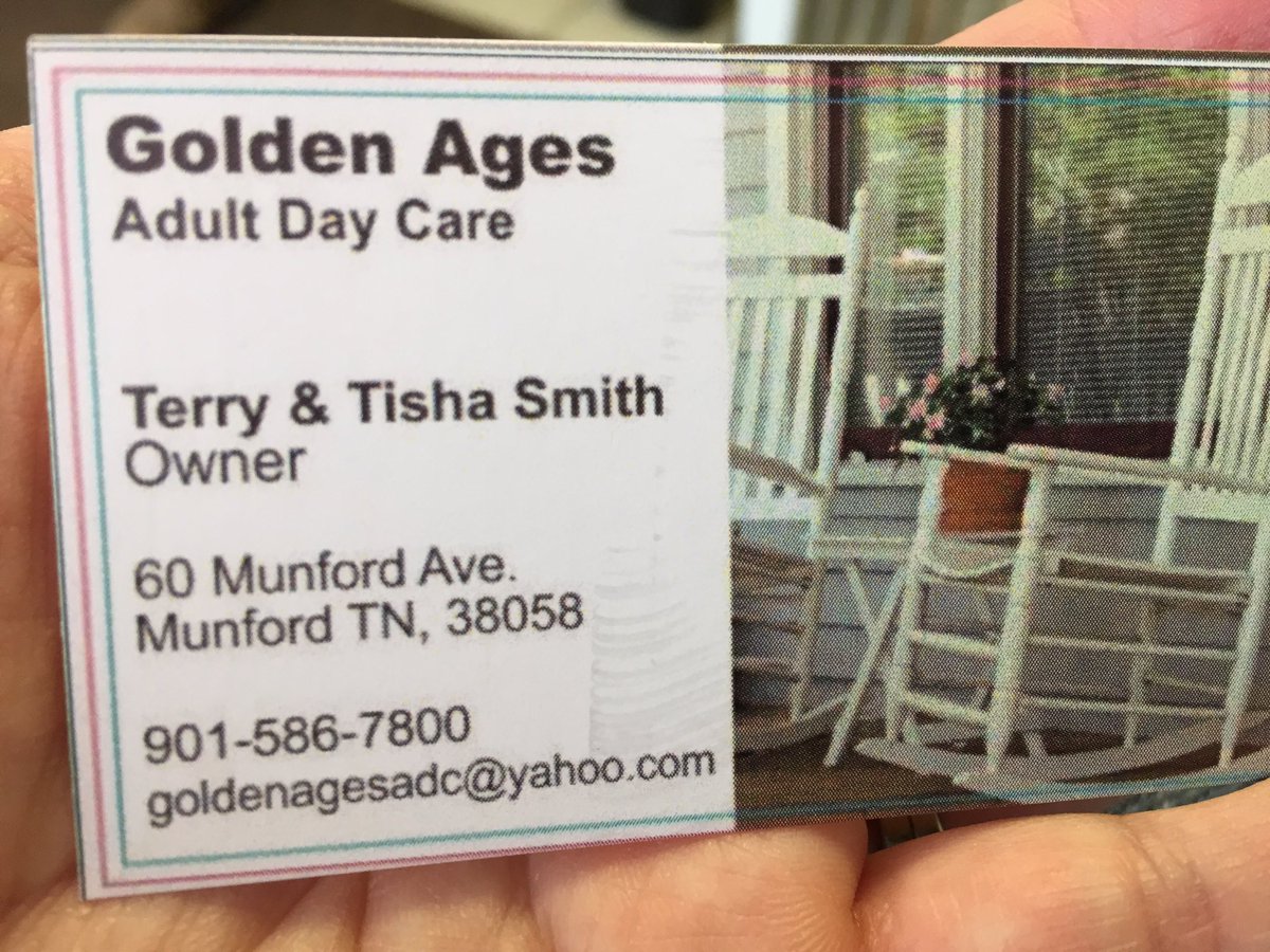SuzyFHomemaker's tweet image. There's a new adult daycare in #tiptoncounty @echo_day #choose901 #munford #atoka