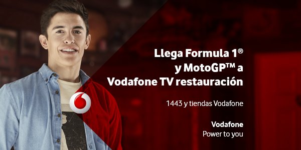 VodafoneEmpresa's tweet photo. Fideliza a tus clientes con el mejor contenido en tu local. Ahora Formula 1® y Moto GP™ ya disponible 🏍️ 🏁 https://t.co/Jf8nqnhJir https://t.co/D2FxExiiRS