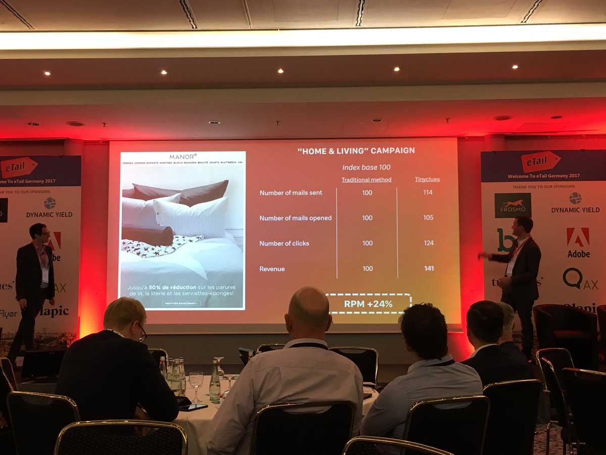 ConsultingDog's tweet photo. AI in #newsletter #marketing. #tinyclues @etail Berlin #casestudy https://t.co/izFSmRSjVB