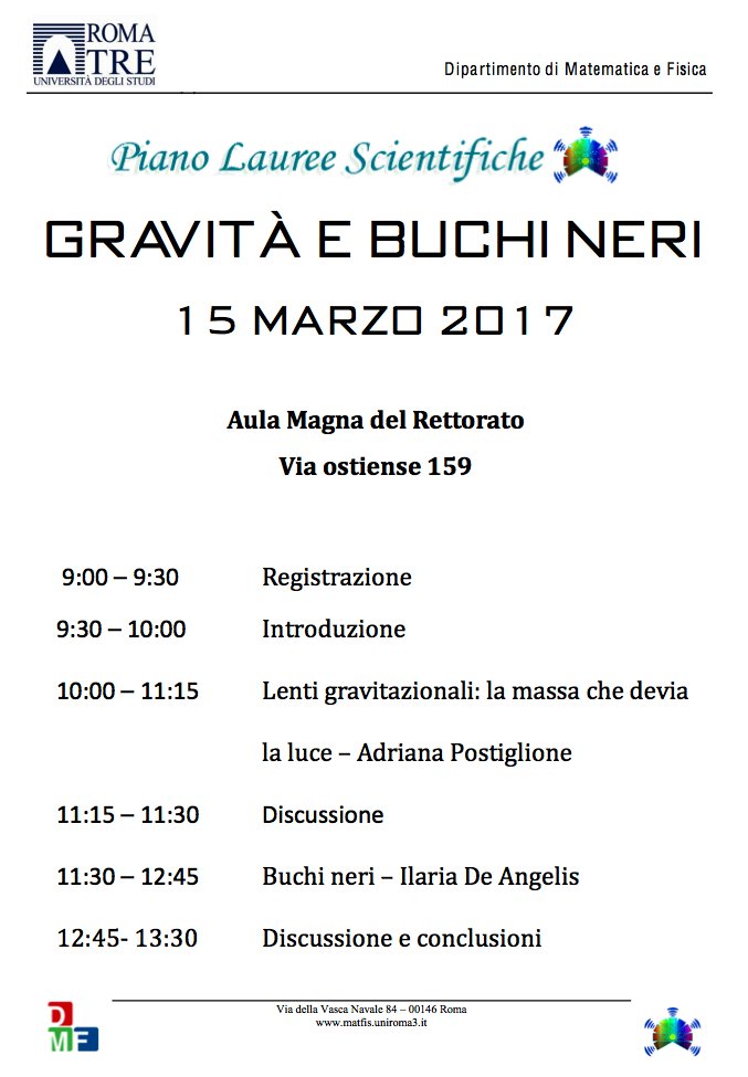AstroGardenRM3's tweet photo. Domani qui @UnivRoma3 festeggeremo #AlbertEinstein parlando di #gravità e #buchineri insieme a @iladeangelis80 e @dripos! Vi aspettiamo! https://t.co/GhtDir6zTk