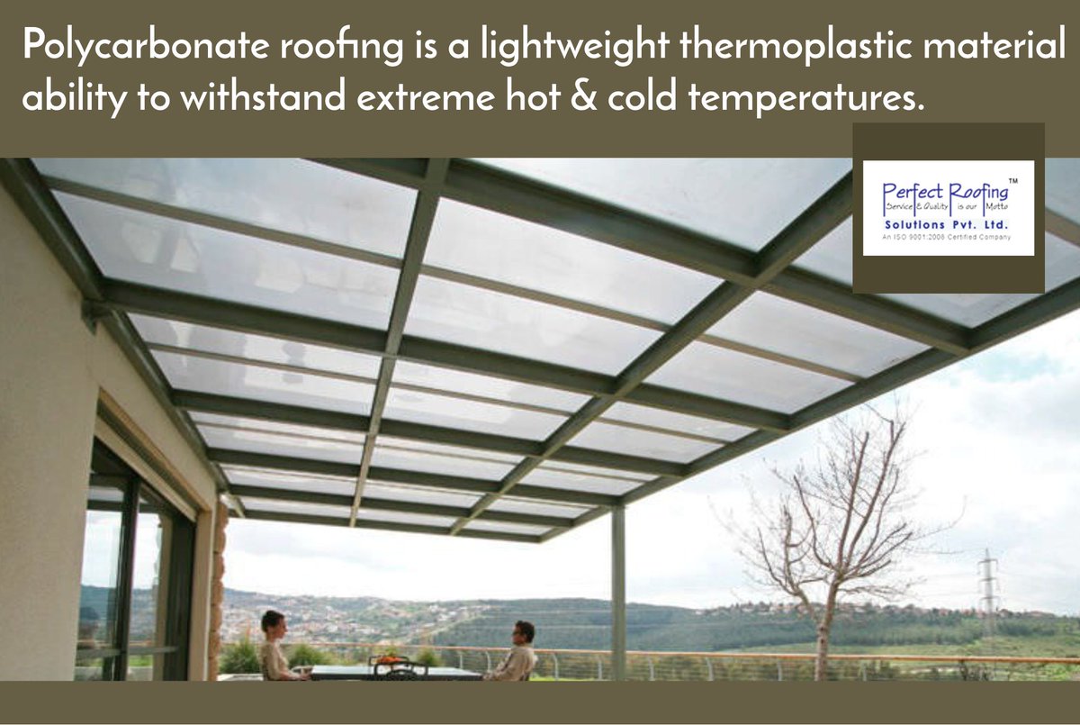 roofing_perfect's tweet photo. #Polycarbonate #roofing is a lightweight thermoplastic material ability to withstand hot &amp; cold temperature. Contact:https://t.co/RdfYnLcwFS https://t.co/wAiDxpftAX
