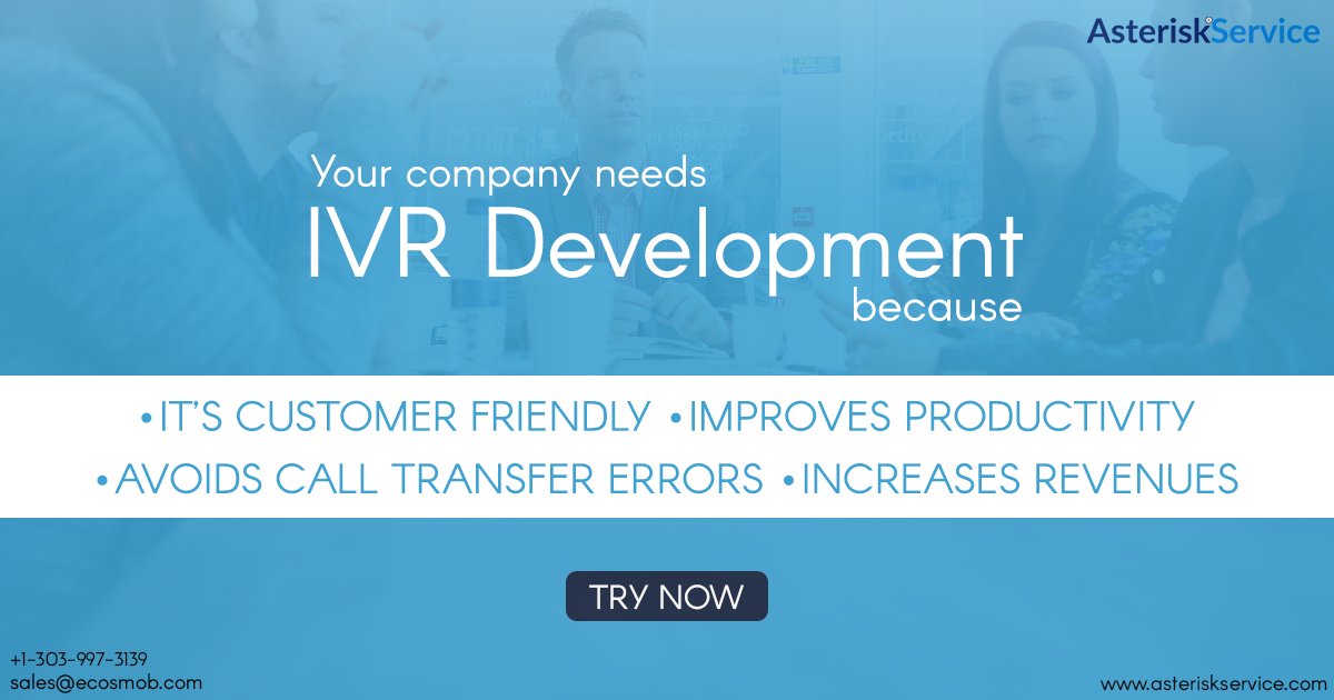 asterisksolutio's tweet photo. It’s about time you switched to #IVR. Get the best #IVRdevelopment team on-board from #asteriskservice today. 
https://t.co/fmDu7yu9UI https://t.co/QC5tLF45Px
