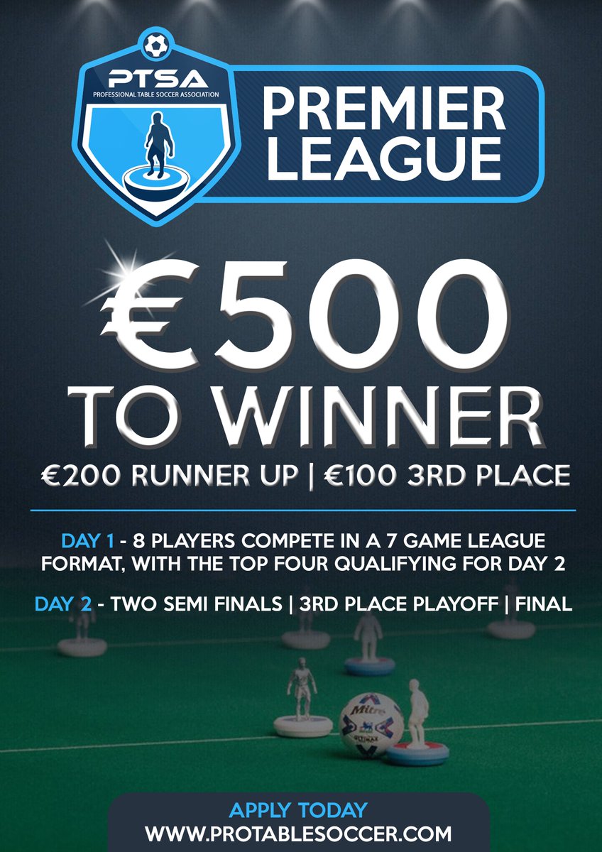 ProTableSoccer's tweet image. Fancy your chances on the main stage?

Prove it!

declare your interest at protablesoccer.com

#Subbuteo #Football #Soccer