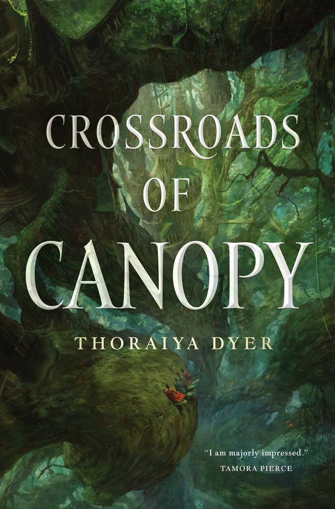 torbooks's tweet photo. Here's a chance to win a copy of @ThoraiyaDyer's #CrossroadsofCanopy: https://t.co/cwR60WqYRK #FantasyFirsts https://t.co/nVaoxfZ1Ge
