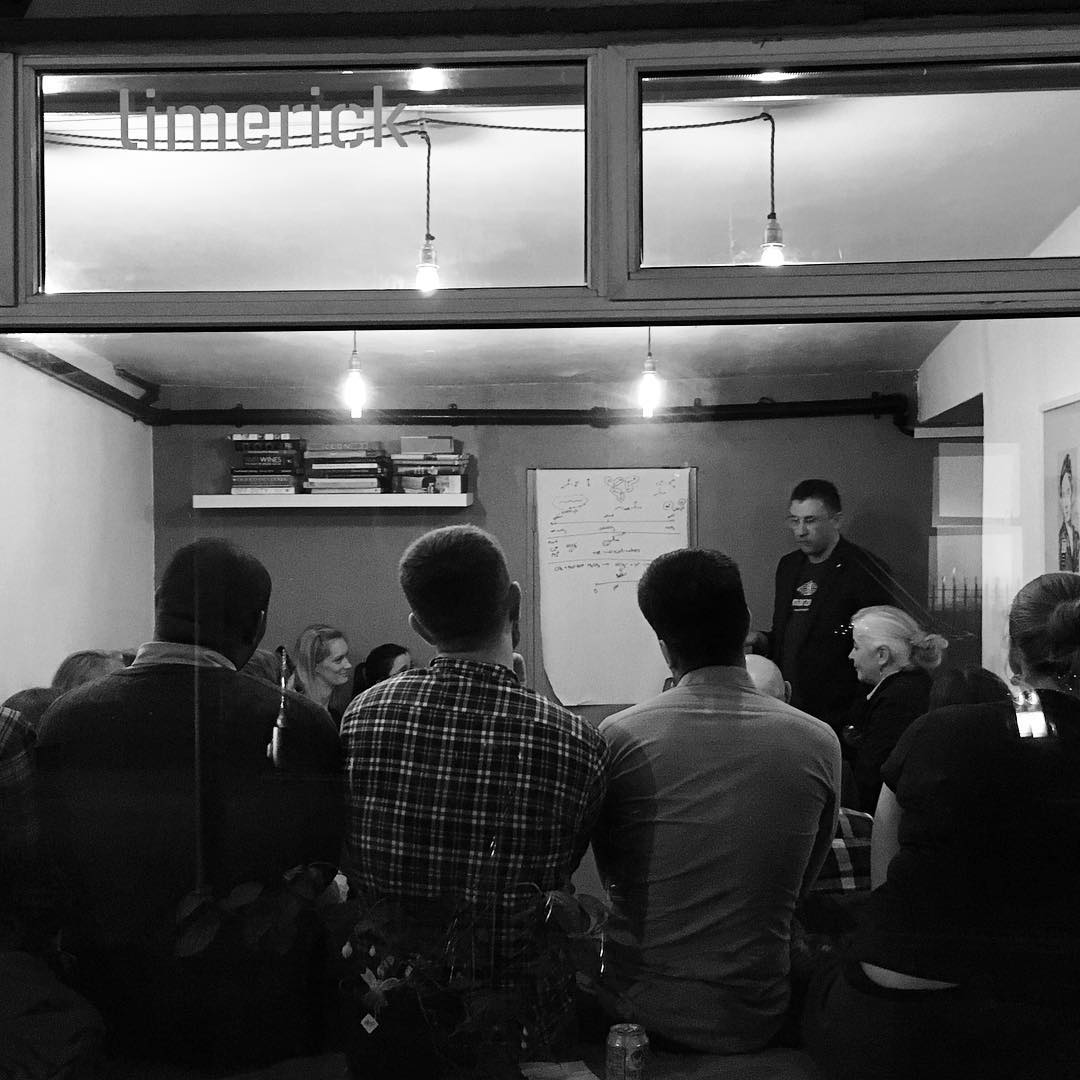 UL_Research's tweet photo. The science of #coffee @wearecanteen with @scienceirel @SSPCentre @MACSIMaths @UL_Research #UL #scienceofcoffee #coffeetime @alanplacephoto https://t.co/YWzOkLkKGl