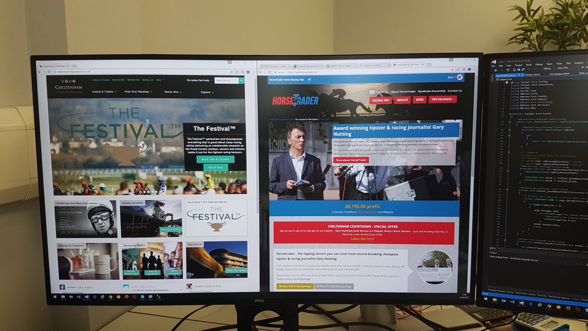 Edgebound's tweet image. All ready in the office to follow one of our Clients' tips for #CheltenhamFestival. horsetrader.net #racingtips