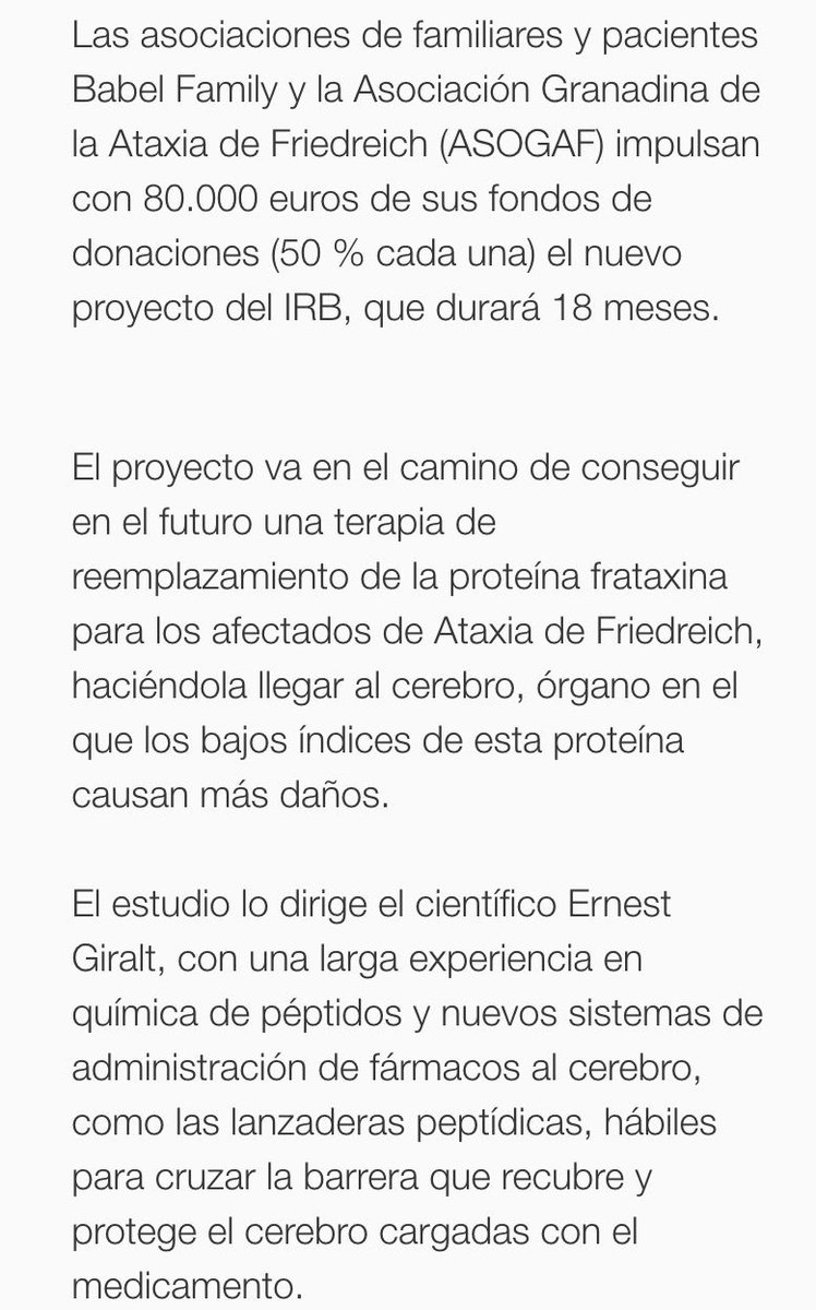 NoInvisibles's tweet photo. Científicos @IRBBarcelona
y asoc. d pacientes @BabelFAmily1 y @Asogaf 
juntos en investigación #Ataxia d #Friedreich
https://t.co/LiBcTYAk7N https://t.co/0rHfPmW3bh