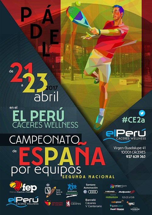 Open registration for the spanish championsip for teams 2º Absolute Category
 goo.gl/2suHi2 #Ce2a <a href="/padelfederacion/">Federación Española de Pádel</a>