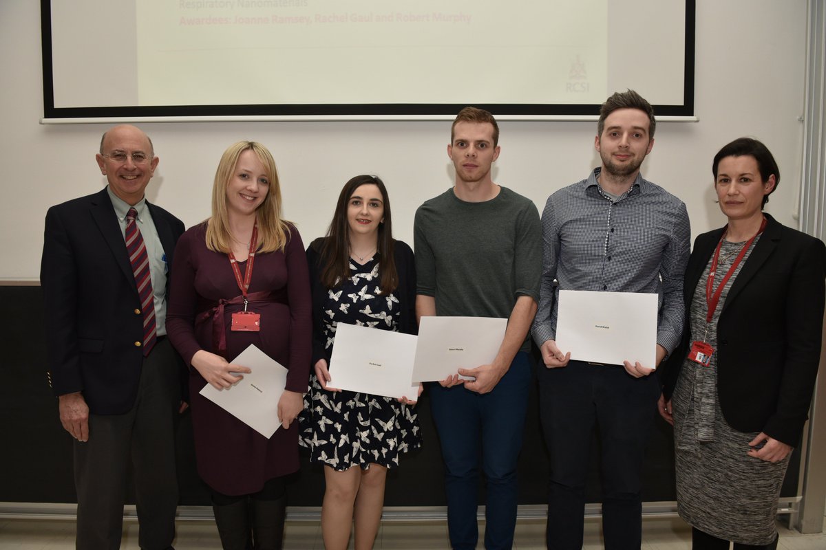 TRENDMATERIALS1's tweet photo. Big congrats to Joanne Ramsey, Rachel Gaul, Robert Murphy and David Walsh on their win at the Innovation awards @RCSI_Irl research day. https://t.co/JcZHhxWAbt