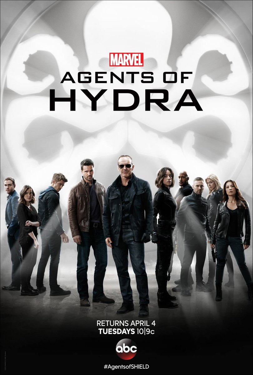 MarvelUK's tweet photo. Ever wonder what past seasons of #AgentsofSHIELD would look like if they had taken place in an alternate reality? #HailHydra https://t.co/koQo7Bnx6t