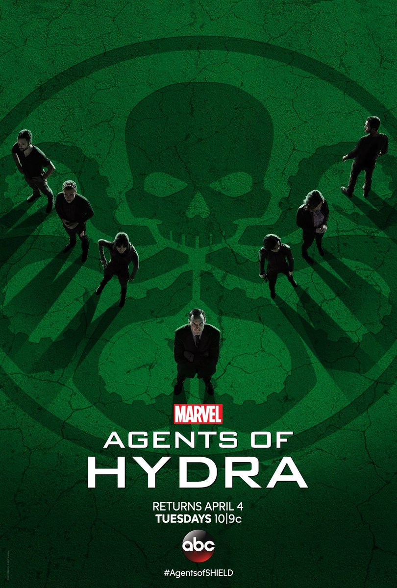 MarvelUK's tweet photo. Ever wonder what past seasons of #AgentsofSHIELD would look like if they had taken place in an alternate reality? #HailHydra https://t.co/koQo7Bnx6t