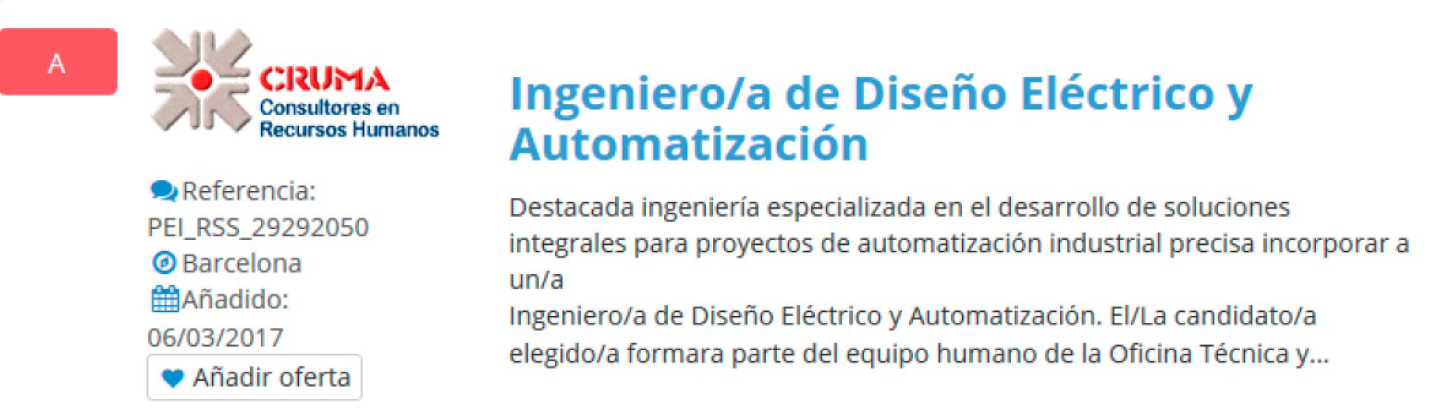 #OfertaEmpleo @proempleoing  Ingeniero de Diseño Eléctrico y Automatización  #Barcelona https://t.co/4RCRb3PLIA https://t.co/5iViJqnqD5