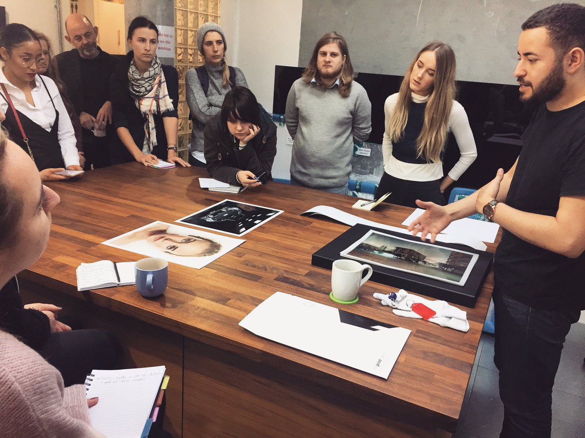 LuxAuraExhibit's tweet image. At The Print Space in London today looking into papers and printing for our degree show! #ThePrintSpace #photography #degreeshow