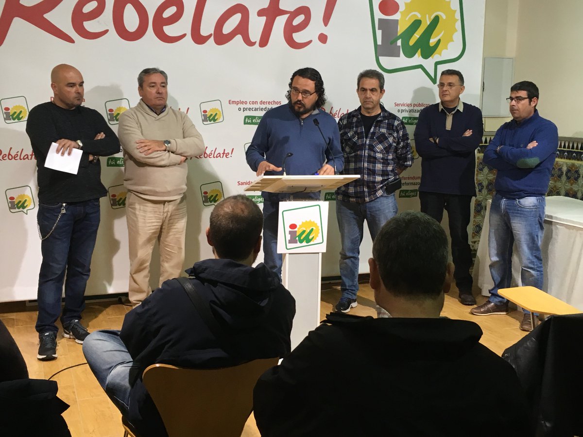 iucadiz's tweet image. .@mfernandomac denuncia también el despido de 12 trabajadores en la cafetería del recinto interior de la #BaseRota