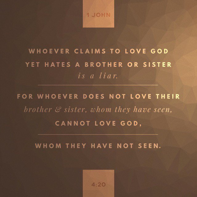 Here's this week's scripture to help you through your week. #1John4 #WordOfGod #soulforthecity