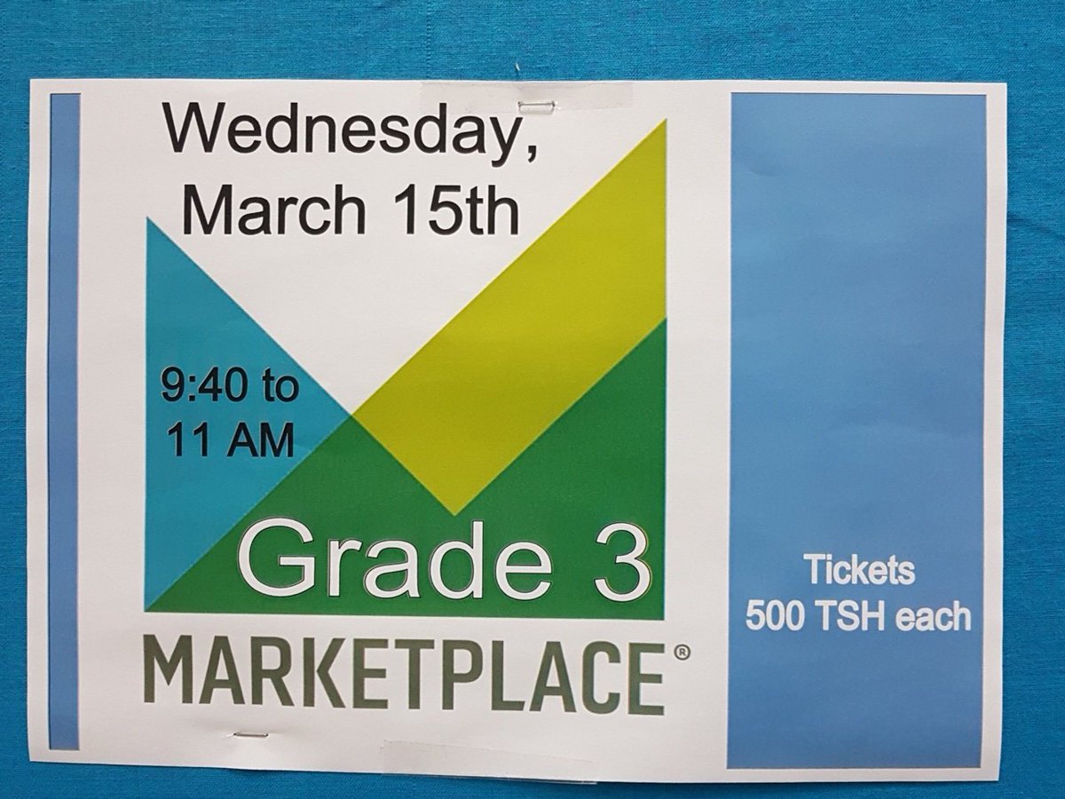 ISTGrade3W's tweet photo. Tomorrow's the big day! Our young entrepreneurs will be open for business at 940 am. Hope to see you there! #istafricalearns https://t.co/q8FyOysovf