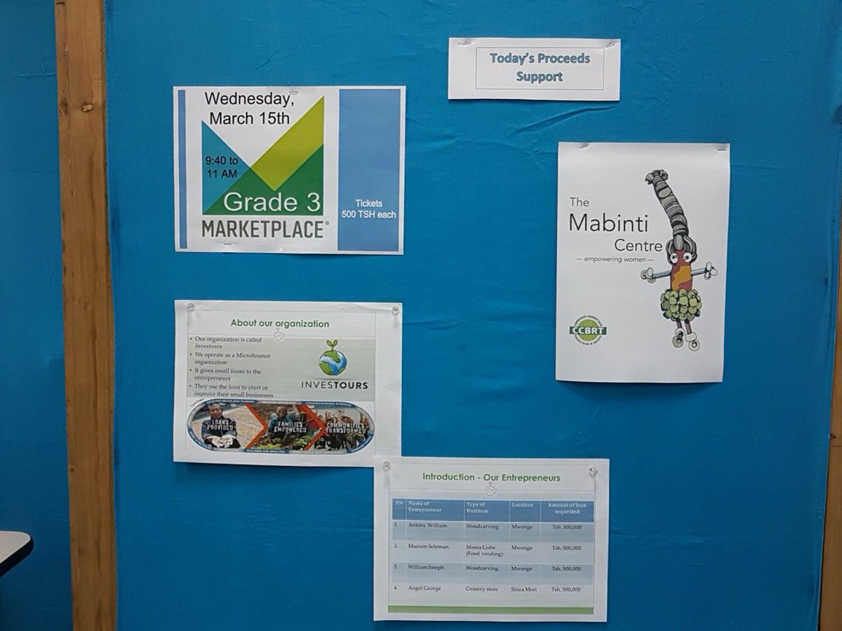 ISTGrade3W's tweet photo. Tomorrow's the big day! Our young entrepreneurs will be open for business at 940 am. Hope to see you there! #istafricalearns https://t.co/q8FyOysovf