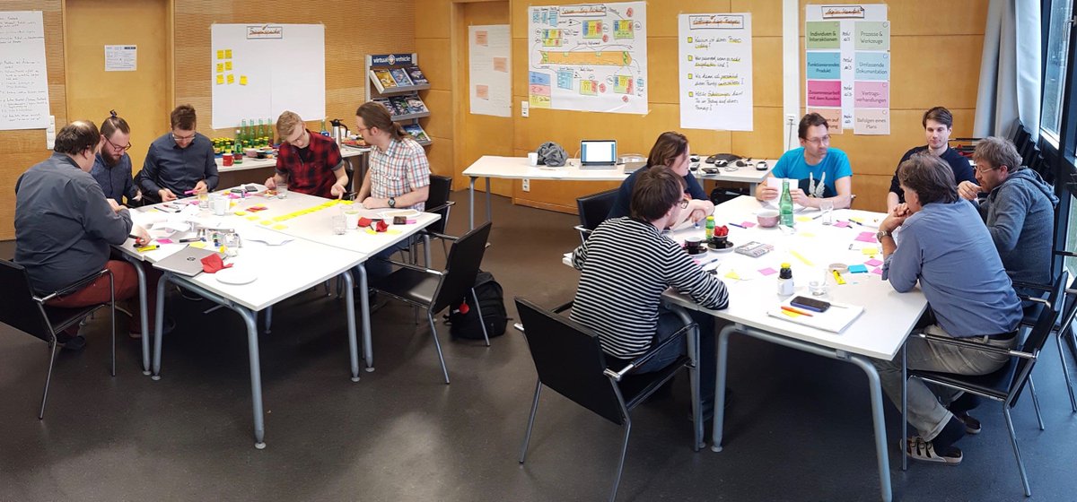 VIRTUAL_VEHICLE's tweet image. Agilität lernen, spüren &amp;amp; erproben! Unser zweitägige Workshop zum Thema #AgileSoftwareentwicklung #Scrum und #kanban