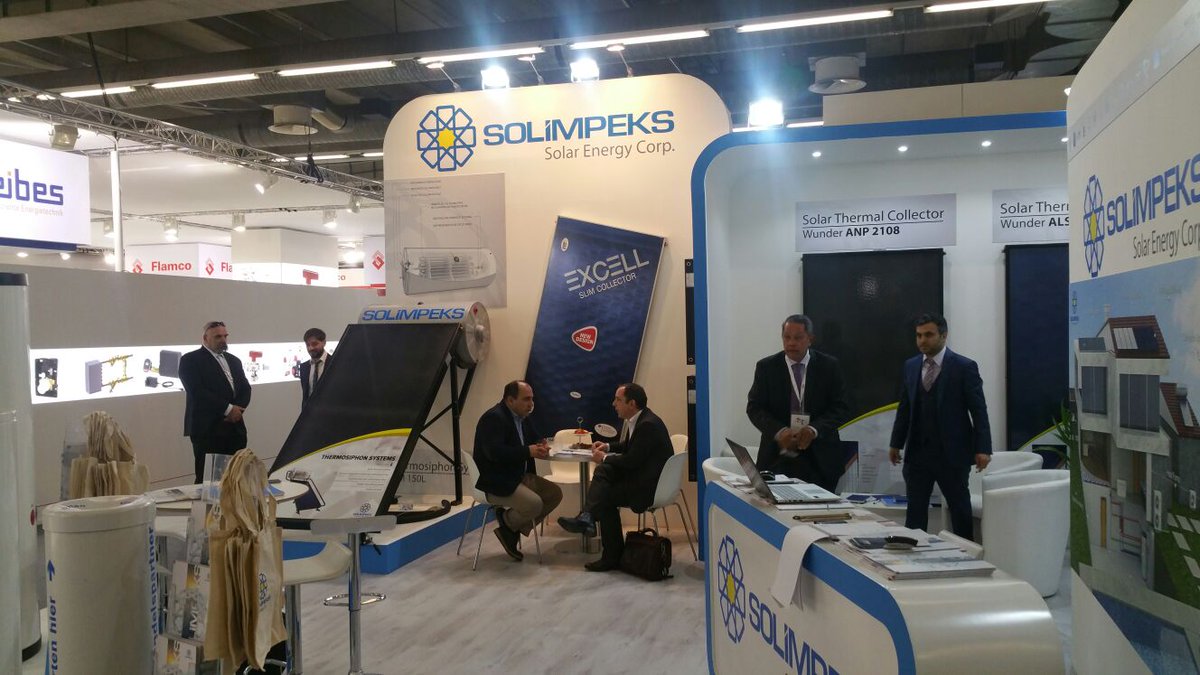 Solimpekssolar's tweet photo. Die ISH öffnet in Frankfurt a.M ihre Pforten. Seien Sie unser Gast und lassen Sie sich die neusten Innovationen zeigen. Halle 9.1 Stand G50 https://t.co/55tXLFdm3H