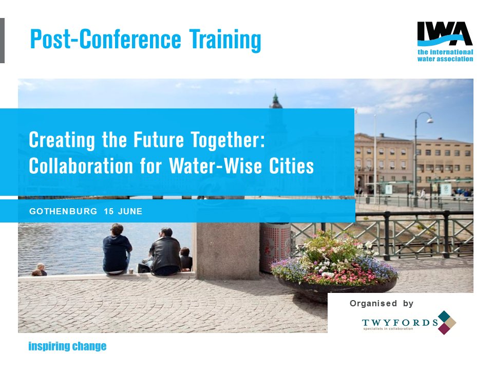 LisaMAndrews_'s tweet photo. To be #waterwise we must be collaboration-clever, Join us in Gothenburg! #IWALearn @IWAHQ https://t.co/DoW3D1i1lP https://t.co/aMusKhreQe