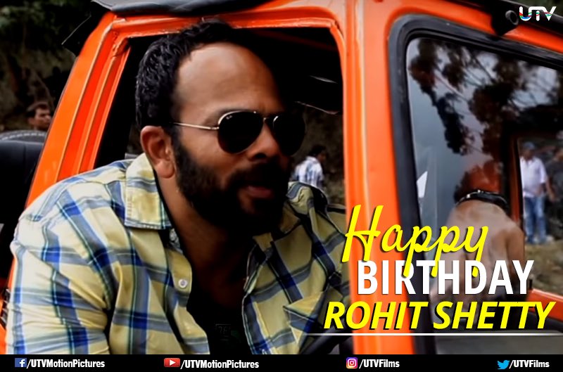 1..2..3..4 Get on the dance floor.
Happy Birthday, Rohit Shetty. 