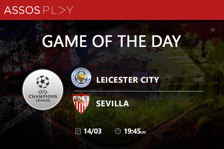 Assosplay's tweet photo. 🏆 #ChampionsLeague
⚽ Leicester City vs Sevilla
📅 Tuesday, 14th of March
🔝 Both teams to score @ 1.56
🎯 https://t.co/HG6waILNvI https://t.co/lkwGRcYGMq