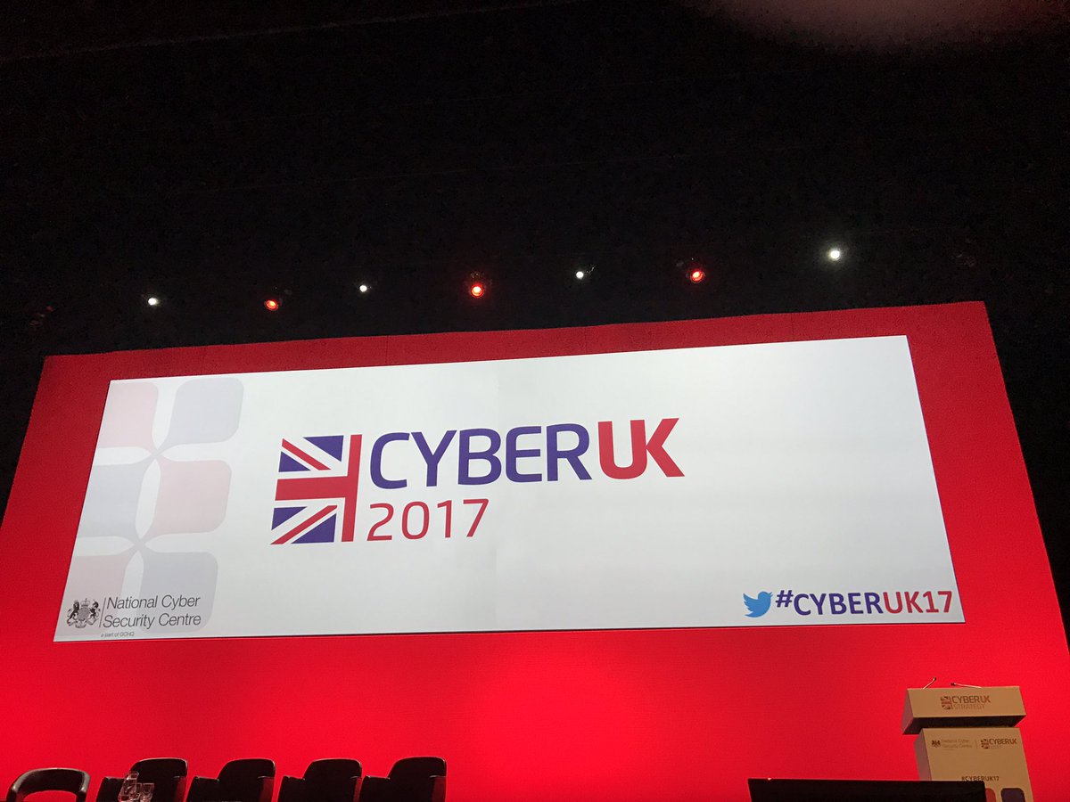 DJC71's tweet photo. Fascinating to see @GCHQ Director Robert Hannigan interviewed by @FT Editor Lionel Barber this morning at #CYBERUK17 https://t.co/hc7JmpjooQ