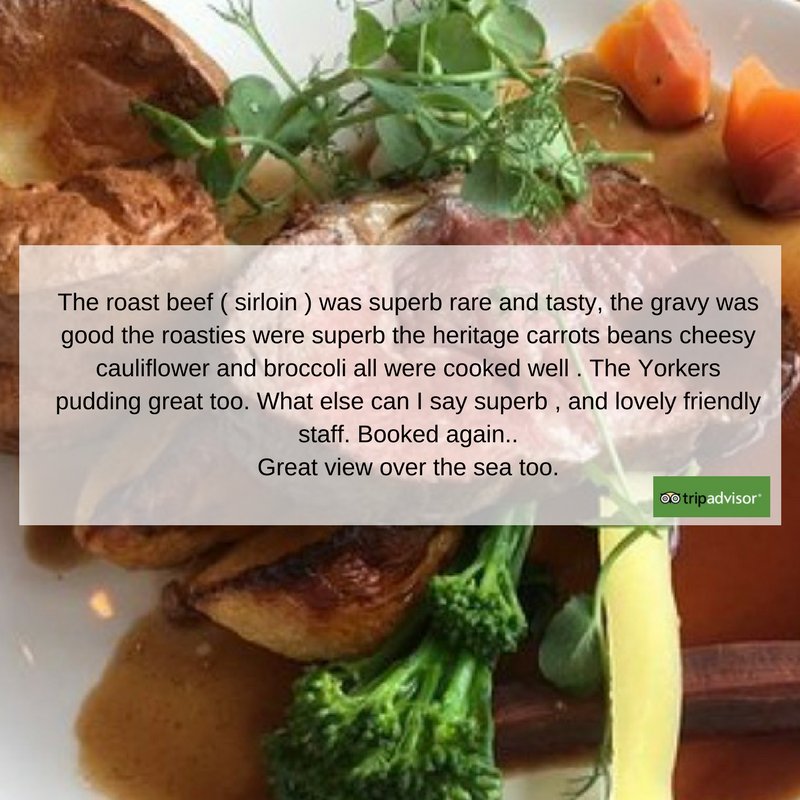 radius7food's tweet photo. Another great review! Thank you! #SundayRoast #Dartmouth #Seaviewdining @DartEveryTime @DevonFoodLovers https://t.co/OSc3u7s8b3