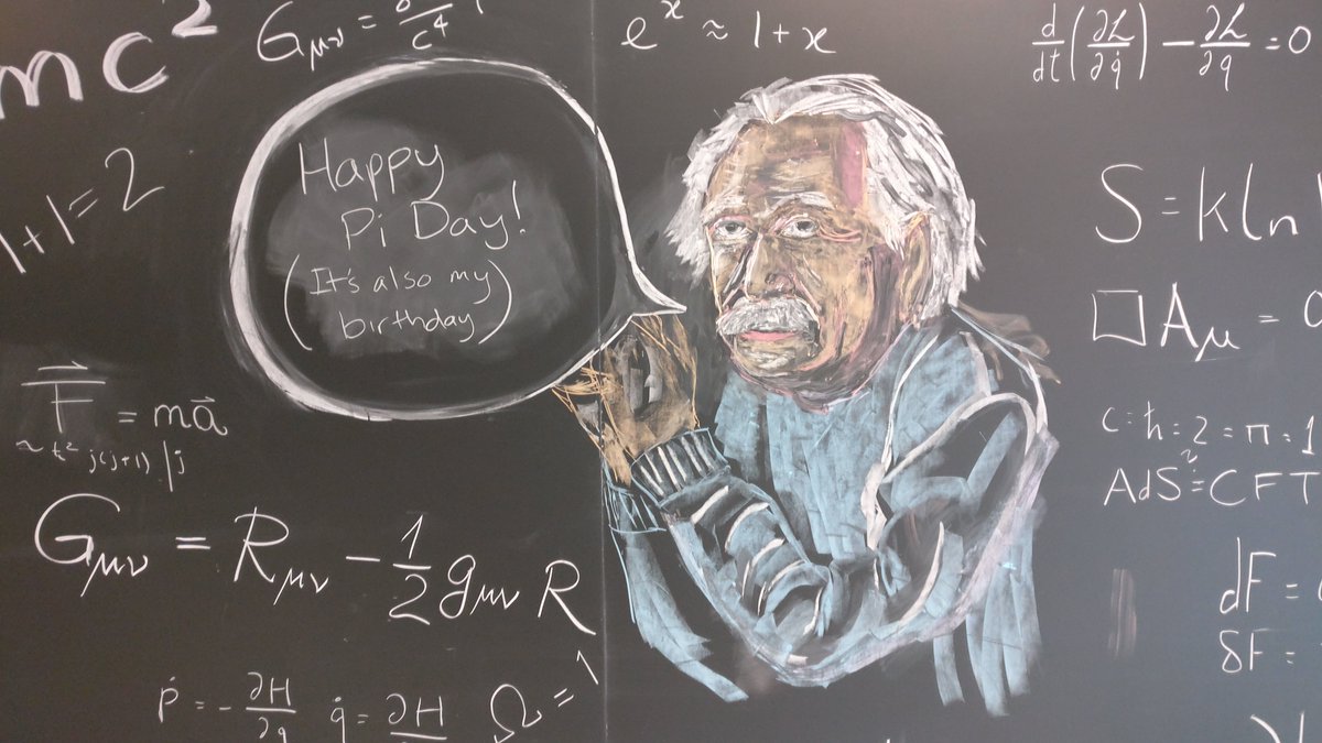 Happy #PiDay (and #HappyBirthday <a href="/AlbertEinstein/">Albert Einstein</a>, too)!
