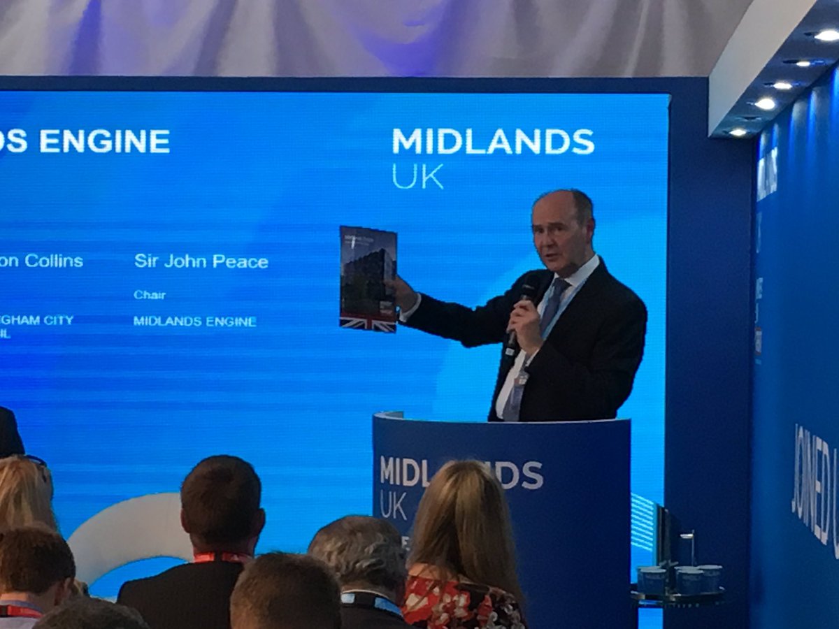 "This shows the extent of the opportunity and importance of collaborating." Sir John Peace previews the Midlands Engine Investment Portfolio