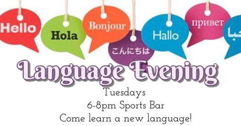 ULIntSociety's tweet photo. Our LAST Language Evening is on tonight in the Sports Bar from 6-8pm.  If you've ever wanted to come try it out, tonight's your last chance! https://t.co/bo2iJpS85f