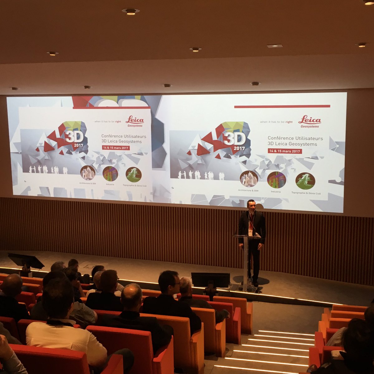 LeicaGeoFR's tweet photo. #3D2017 - Bienvenue à tous les participants ! 2 jours d'échanges entre acteurs du marché : utilisateurs, prescripteurs, partenaires.. https://t.co/VvKJfp9qXX
