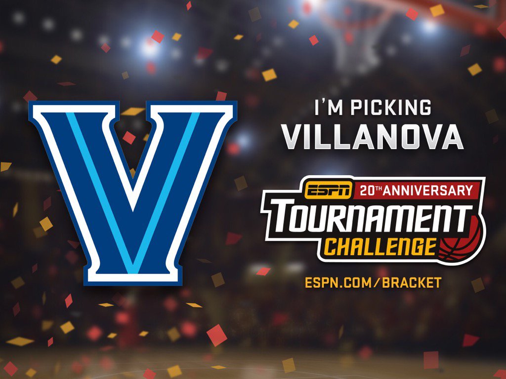 therealPBrady66's tweet photo. I picked Villanova to win the National Championship. Who will you pick? #bracket https://t.co/mzBsC0hLHw https://t.co/SbFiXAgV9H