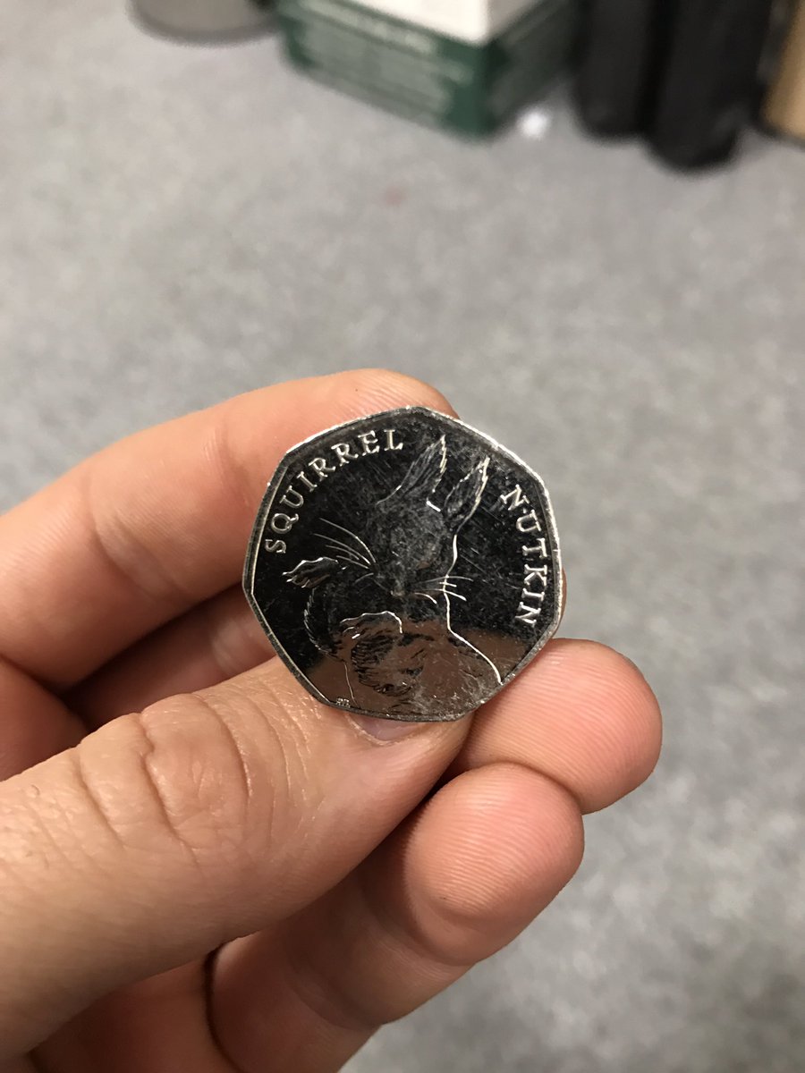 TobyB91's tweet photo. Anyone interested in my #squirrelnutkin 50 pence piece? Looking for new home with loving collectors .. 

#money #collect https://t.co/oKL9vNkdDh