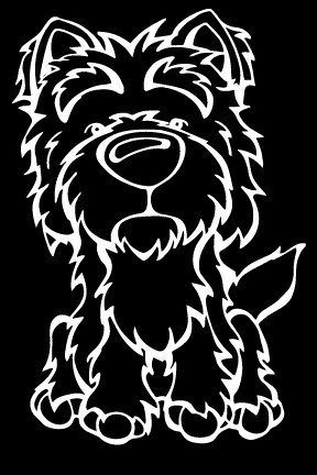 decaldogs's tweet image. Decal Dog of the Week: Westie, Get a Car Window Sticker. decaldogs.com #dogsoftwitter #Westie
