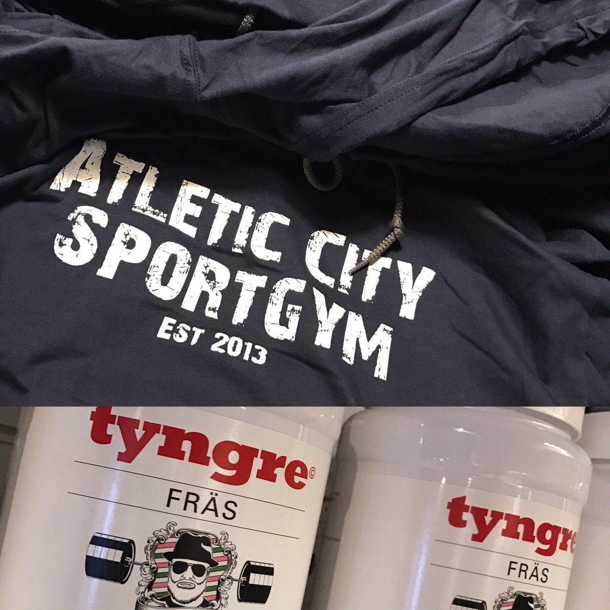 AtleticCity's tweet photo. Mer hoodies finns nu inne! Samt nya produkter från @tyngre #atleticcity https://t.co/6QqUhPQrwf