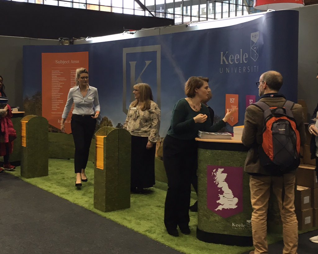 LAWheduc's tweet photo. @KeeleUniversity up and running at Manchester UCAS fair @KeeleOutreach @ucasevents https://t.co/nDqCYWkNH1