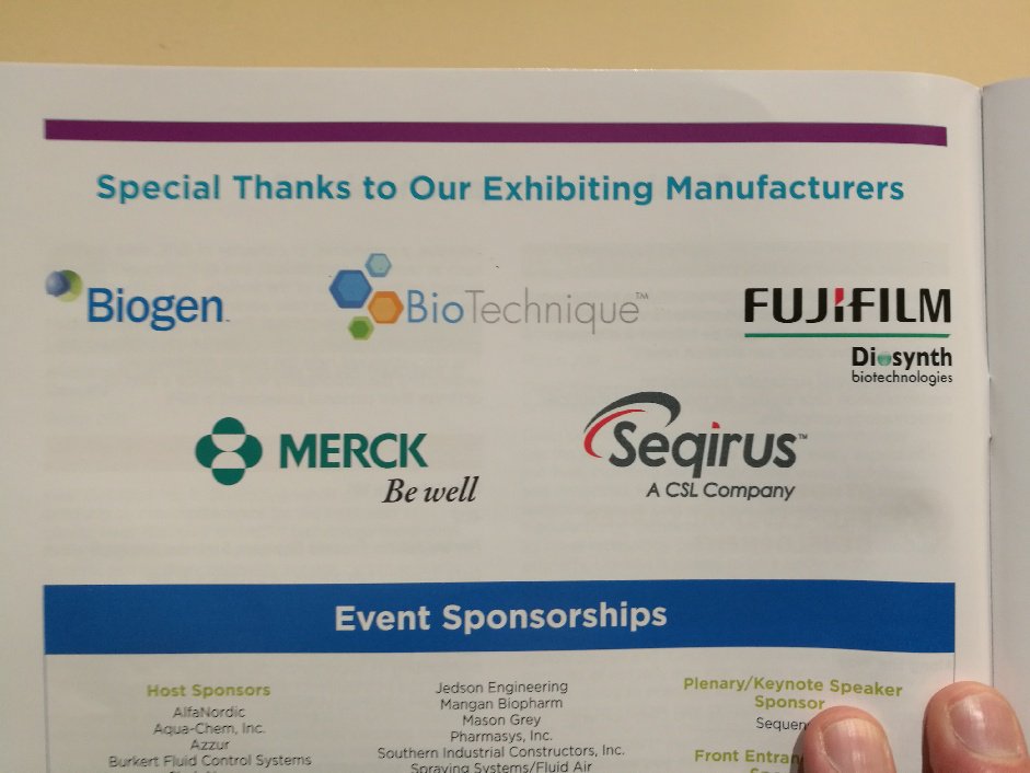 jclapham's tweet photo. Nice promotion from ISPE CaSA Tech Show https://t.co/ViLZymsmF8