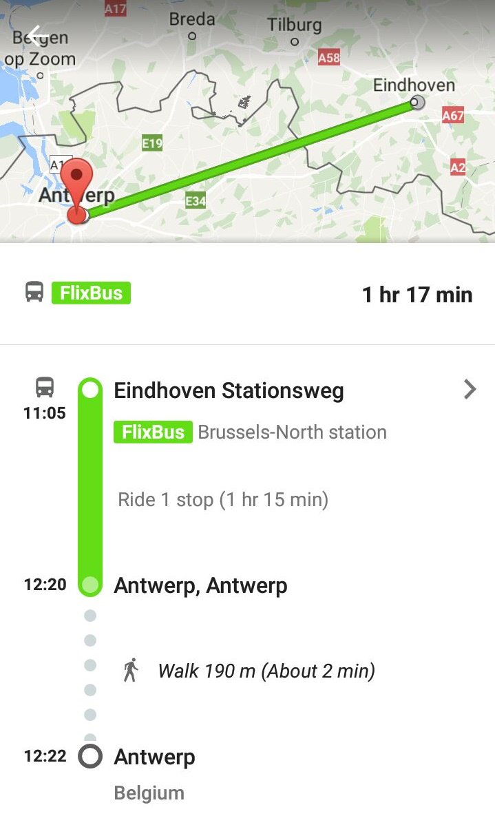 #FlixBus nu ook te vinden in Google Maps - actuele reisinformatie volgt snel bit.ly/2mFnfjZ #OpenData #OpenGeo