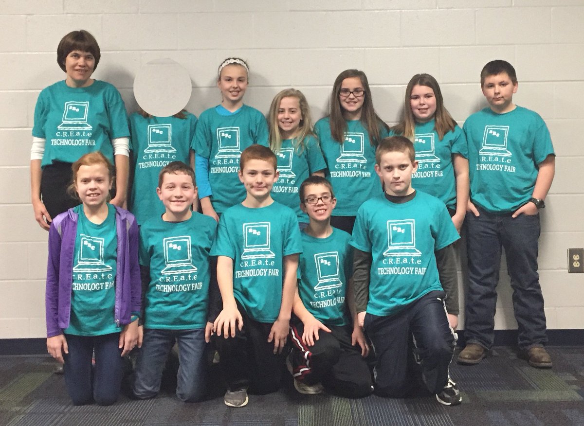 tweetingbis's tweet photo. These 5th graders are eager to share our innovative tech projects with you tonight at the CREATE Tech Fair  4-7pm today at the BMS gym! https://t.co/us6mbTwzDf