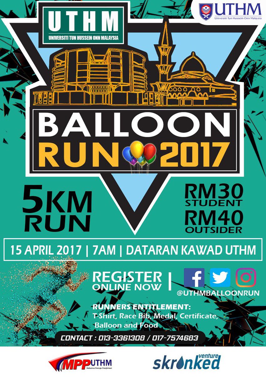 uthmballoonrun's tweet photo. Join us now 🎈#ubr17 https://t.co/54MtoTCE3m