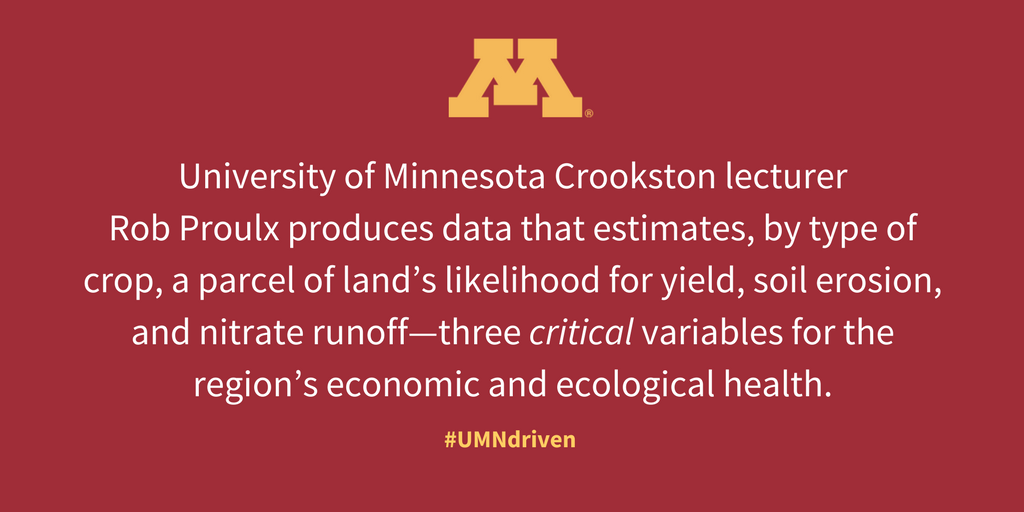 UMNCrookston's tweet photo. Lecturer Rob Proulx is driven to create smarter tools for #farming. #mnag https://t.co/CrDs3JYMfp https://t.co/OLQVwJmR9W