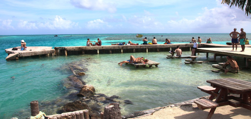 Happy spring break! Wishing I was back here, going slow…#cayecaulker #belize #thesplit #besthoneymoonever
