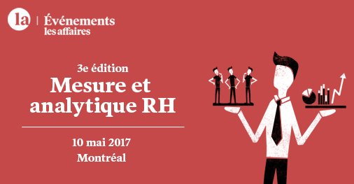 la_lesaffaires's tweet image. #Mesure et #analytique RH : 400$ de rabais avant ce jeudi à minuit!
CODE PROMO TWR : bit.ly/2mFhnqT #ELAmesureRH