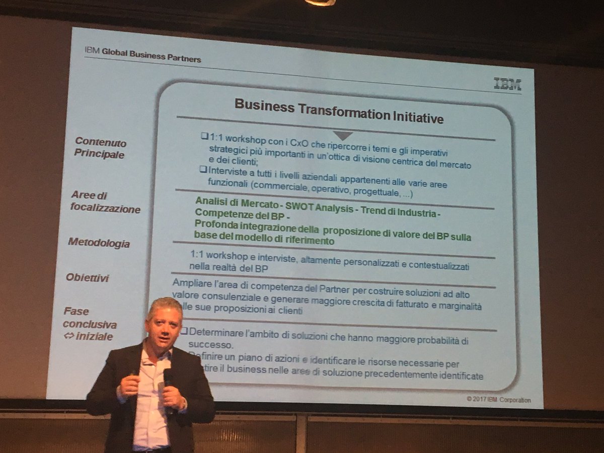 TorresaniB's tweet photo. #ibmbplc Nuove iniziative x i Business #partner Business Transformation Initiative e Master Academy https://t.co/oraGOTqpU9
