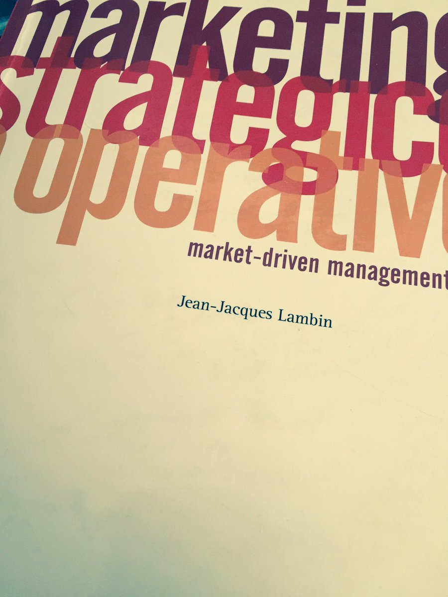 comunicazioneso's tweet photo. I #LibriDaLeggere almeno una volta nella vita per chi fa #comunicazione e #marketing. Oggi Marketing Strategico e Operativo di #Lambin https://t.co/rXMihtFLtA